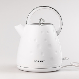 Электрочайник Sokany SK-1033 бесшумный 1,7л белый (SK1033W)