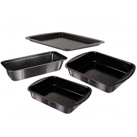 Набір форм для запікання 4шт Berlinger Haus Metallic Line Carbon Pro Edition BH-7622