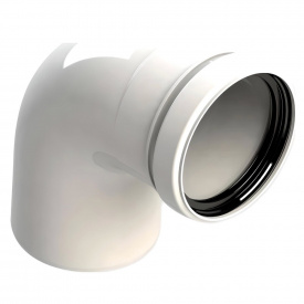 Колено коаксиальное ANTKALIP 80мм 90° (CE.00.57 AL)