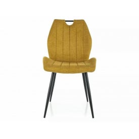 Стілець ARCO BREGO чорний каркас/карі 68