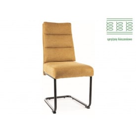 Стілець BERRY BREGO чорний каркас/карі 68