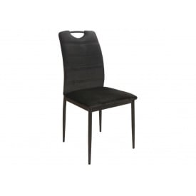 Стілець RIP VELVET чорний каркас/чорний 19
