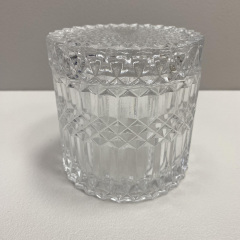 Цукорниця скляна OLens Прозоре задзеркалля 10,5х10,5 см O102-301 Приморськ
