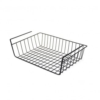 Полиця навісна Stenson XL01318 48х24,5х14 см Чорний