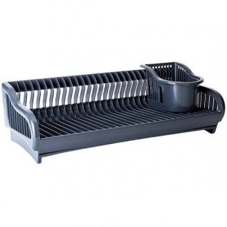 Сушилка для посуды Алеана 167091 53х23х19 см 2в1 Гранит