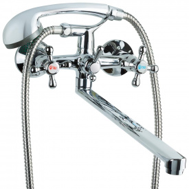 Смеситель для ванны TAU двухвентильный, хром (VD-5C261C)