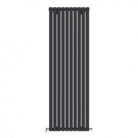 Дизайнерский радиатор IDEALE JOLANDA 1800×590 вертикальный, черный матовый