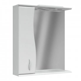 Зеркальный шкаф в ванную Van Mebles 500х750 L с подсветкой, настенный