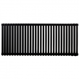 Дизайнерский радиатор Betatherm Quantum 500×1205 горизонтальный, черный матовый