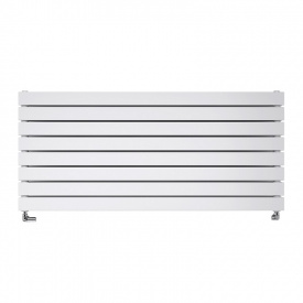 Дизайнерский радиатор IDEALE VITTORIA 544×1000 горизонтальный, белый матовый