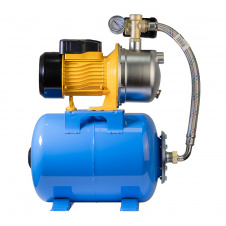 Насосная станция Mytec JS 1,1 кВт H 48 м, Q 50 л/мин, бак 24 л, нержавеющая сталь