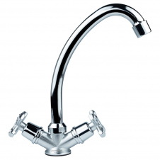 Смеситель для кухни AQUATICA QN-2B158C двухвентильный, хром