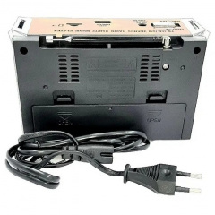 Радіоприймач ФМ Golon RX-381 MP3 USB з ліхтариком Black Ромни