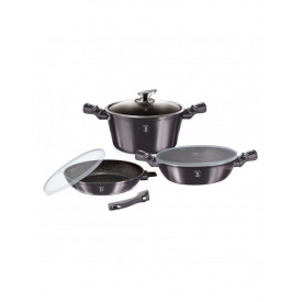 Набор посуды 6 предметов Berlinger Haus Metallic Line Carbon Pro Edition (BH-7052)