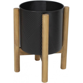 Декоративное кашпо Black metal DP87148 BonaDi