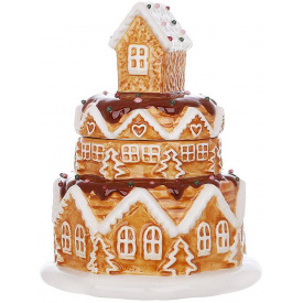 Емкость с крышкой BonaDi Gingerbread house для сыпучих продуктов 700 мл Разноцветный DP232108