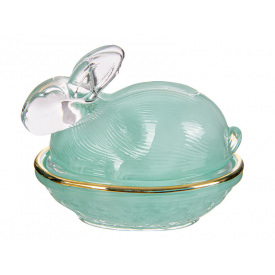 Місткість для зберігання Lapin de Cristal з кришкою бірюза AL186518 Lefard