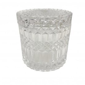 Цукорниця скляна OLens Прозоре задзеркалля 10,5х10,5 см O102-301