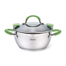 Кастрюля с крышкой-дуршлагом Charlotte 2л DP86343 Fissman