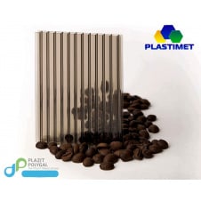 Полікарбонат стільниковий POLYGAL бронза 8мм