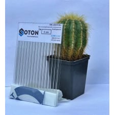 Полікарбонат сотовий (стільниковий) SOTON прозорий 6мм