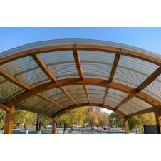 Профільований Полікарбонат TOPLIGHT GR 76/18 UV10,8мм бронза 1,265x4м