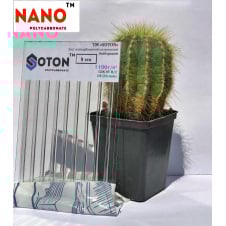 Полікарбонат стільниковий SOTON NANO прозорий 8 мм