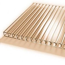 Стільниковий полікарбонат Lexan бронза UV2 6мм