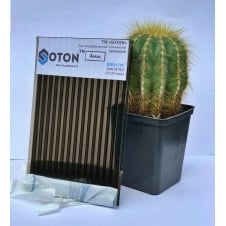 Полікарбонат стільниковий (сотовий) SOTON бронзовий 4 мм