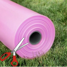 Плівка теплична 150мк 6-сез 10 м НАВІДРІЗ рожева