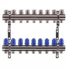 Коллектор теплого пола Koer KR.1100-09 1″х9 НН 9-ый