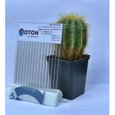 Полікарбонат стільниковий (сотовий) SOTON прозорий 4 мм