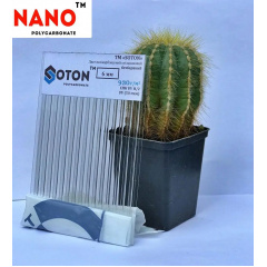Поликарбонат сотовый SOTON NANO прозрачный 6 мм Черкассы