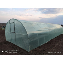 Теплица "Западная-10" 3х10х2м + пленка 120 мкм + зигзаг профиль Вишневое
