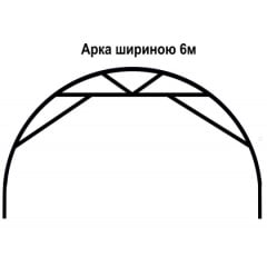 Каркас теплицы "Западная-6х10" 6х10х3м труба 40х20 Сумы