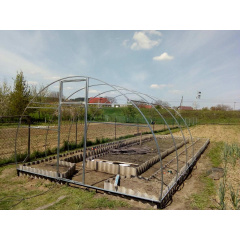 Каркас теплиці "Дарина підсилена" 4х8м, труба 30х30мм Ізмаїл