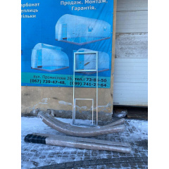 Каркас теплиці "Дарина підсилена" 4х8м, труба 30х30мм Ізмаїл