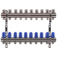 Коллектор теплого пола Koer KR.1100-10 1″х10 НН 10-ый Рівне