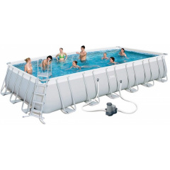 Bestway Каркасний басейн Bestway 56474 (732х366х132 см) з картриджним фільтром, драбиною та тентом Мукачево