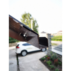 Готовий збірний козирок (навіс) над дверима Dash'Ok 3,05х1,5 м Фауна Вараш