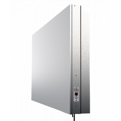 Обогреватель керамический конвекционный Model S 150 с терморегулятором Smart Install 24 кв.м Нержавеющая сталь, NFC, Белый Сумы