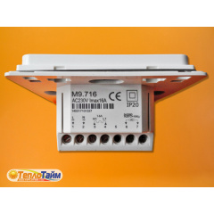 Терморегулятор М9.716 sensor (белый, черный) Николаев