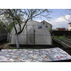Теплица с поликарбонатом "Файна" 4х10 м. из трубы. Полный комплект, поликарбонат Высококачественный 6 мм. Киев
