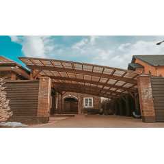 Профільований полікарбонат TOPLIGHT GR 76/18 UV1 0,8мм бронза Суми