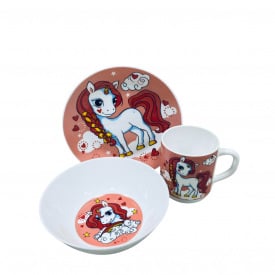 Набір дитячого посуду Украина ТД 3535-8 3 предмети Єдиноріг