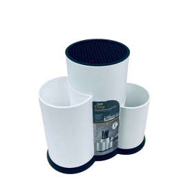 Подставка-органайзер для столовых приборов SUN Plast 1114 Белый