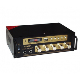 Підсилювач звуку Bluetooth UKC SN 222 BT Black (008335)