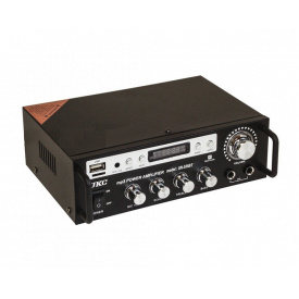 Підсилювач звуку Bluetooth радіо UKC SN 555 BT Black (007544)