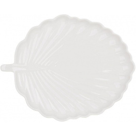 Блюда порцелянові BonaDi White City Leaf набір 38х28 см Білий 2 шт DP231688