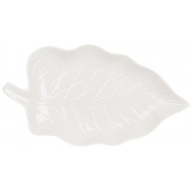 Блюда порцелянові BonaDi White City Leaf набір 21х11 см Білий 5 шт DP231689